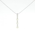 K18WG ダイヤモンド ネックレス 0.30CT