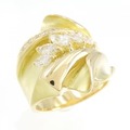 K18YG ダイヤモンド リング 0.60CT