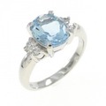 PT アクアマリン リング 1.70CT