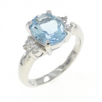 PT アクアマリン リング 1.70CT