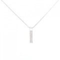 K18WG ダイヤモンド ネックレス 0.10CT