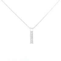 K18WG ダイヤモンド ネックレス 0.10CT