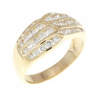 K18YG ダイヤモンド リング 1.30CT