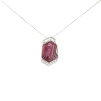 K18WG トルマリン ネックレス 2.83CT