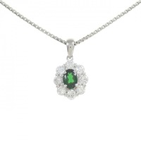 PT グリーンガーネット ネックレス 0.546CT