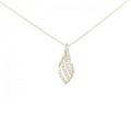 K18YG ダイヤモンド ネックレス 0.15CT