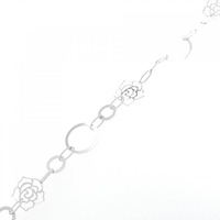 K18WG ローズ ブレスレット