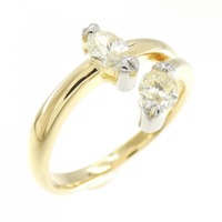 K18YG/K18WG ダイヤモンド リング 0.52CT