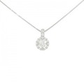 【新品】PT ダイヤモンド ネックレス 0.261CT F SI2 VG
