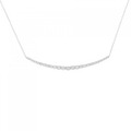 K18WG ダイヤモンド ネックレス 1.00CT