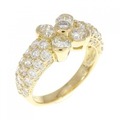 K18YG ダイヤモンド リング 1.85CT