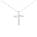 PT クロス ダイヤモンド ネックレス 1.00CT