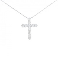 PT クロス ダイヤモンド ネックレス 1.00CT