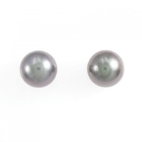 PT 黒蝶パール ピアス 11.1mm