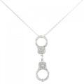 750WG ダイヤモンド ネックレス 0.48CT