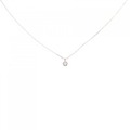 アガット ダイヤモンド ネックレス 0.05CT