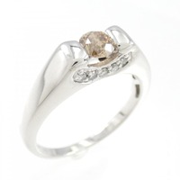 K18WG ダイヤモンド リング 0.50CT