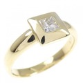 K18YG ダイヤモンド リング 0.20CT