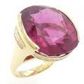 K18YG ルベライトトルマリン リング 42.10CT