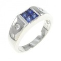 PT サファイヤ リング 0.43CT