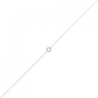 K18WG ダイヤモンド ブレスレット 0.03CT