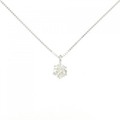 PT ソリティア ダイヤモンド ネックレス 0.45CT