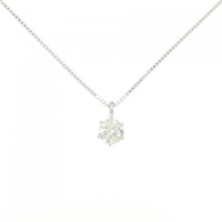 PT ソリティア ダイヤモンド ネックレス 0.45CT