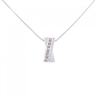 K18WG ダイヤモンド ネックレス 0.50CT