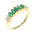 K18YG エメラルド リング 0.51CT