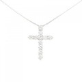 PT クロス ダイヤモンド ネックレス 2.16CT