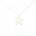 K18YG スター アコヤパール ネックレス
