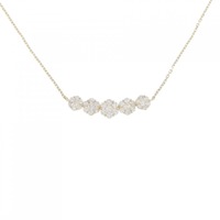 K18YG ダイヤモンド ネックレス 0.70CT