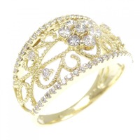 K18YG ダイヤモンド リング 0.50CT