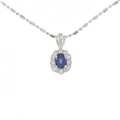 PT サファイヤ ネックレス 0.994CT