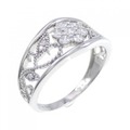 PT フラワー ダイヤモンド リング 0.31CT