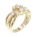 K18YG ダイヤモンド リング 0.45CT