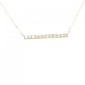 【リメイク】K18YG ダイヤモンド ネックレス 0.30CT