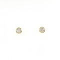 K18YG ダイヤモンド ピアス 0.188CT