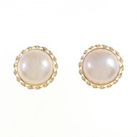 K18YG マベパール ピアス