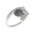 K18WG ダイヤモンド リング 1.04CT