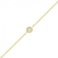 K18YG ダイヤモンド ブレスレット 0.03CT