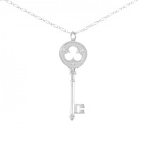 ティファニー クローバー キー ネックレス