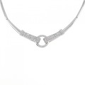 K18WG ダイヤモンド ネックレス 0.30CT