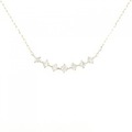 【リメイク】K18YG ダイヤモンド ネックレス 0.30CT
