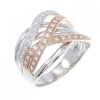 750WG/750PG ダイヤモンド リング 0.24CT