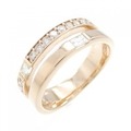 K18PG ダイヤモンド リング 0.50CT