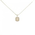 K18YG ダイヤモンド ネックレス 0.35CT