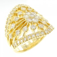 K18YG ダイヤモンド リング 1.00CT