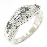 PT アレキサンドライト リング 0.30CT