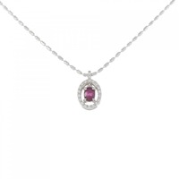 PT ルビー ネックレス 0.38CT
